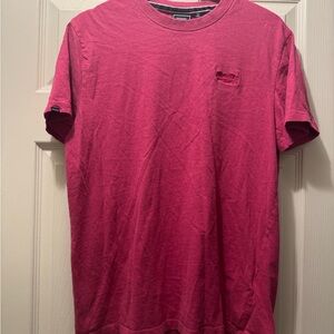 Superdry Men's Pink T-Shirt
